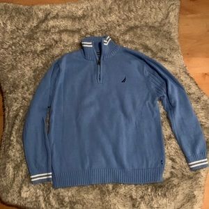 Boys Blue Nautica Sweater Size Medium (10-12)